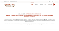 Desktop Screenshot of guttersmiths.com