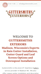Mobile Screenshot of guttersmiths.com